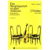 Das Streichquartett zu allen Anlässen Band 2 – Violine 2 