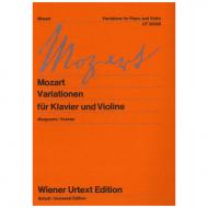 Mozart, W. A.: Variationen KV 359 & 360 