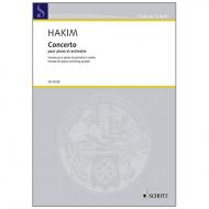 Hakim, N.: Concerto pour piano – Version pour piano et quintette à cordes 