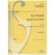 Tartini, G.: 6 Violinsonaten Op. 2 Band 1 I-III 