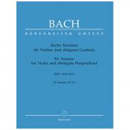 Bach, J. S.: 6 Violinsonaten Band 2 (Nr. 4-6) BWV 1017 - 1019 
