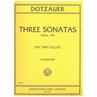 Dotzauer, J. J. F.: 3 Sonaten Op. 103 
