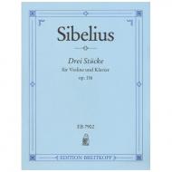 Sibelius, J.: 3 Stücke Op. 116 