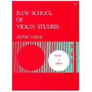 Carse, A.: New School of Violin Studies – Book 1 
