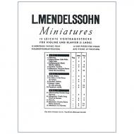 Mendelssohn, L.: Miniatures 