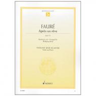 Fauré, G.: Après un rêve Op. 7/1 