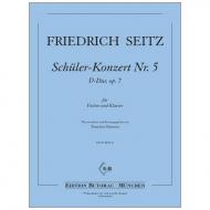 Seitz, F.: Schülerkonzert Nr. 5 Op. 7 D-Dur 