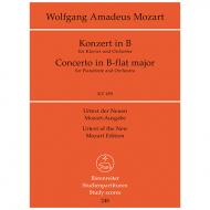 Mozart, W. A.: Klavierkonzert B-Dur KV 450 – Konzert für Klavier und Orchester 
