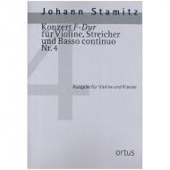 Stamitz, J.: Violinkonzert Nr. 4 F-Dur 