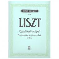 Liszt, F.: Weinen, Klagen, Sorgen, Zagen 