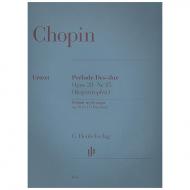 Chopin, F.: Prélude Des-Dur (Regentropfen) 