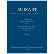Mozart, W. A.: Klavierkonzert B-Dur KV 450 – Konzert für Klavier und Orchester 