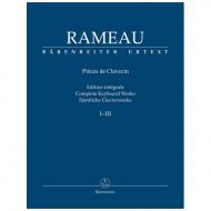 Rameau, J.: Sämtliche Clavierwerke Band I-III 