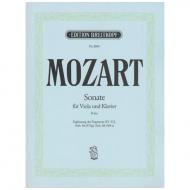 Mozart, W. A.: Violasonate B-Dur 