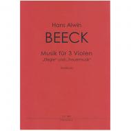 Beeck, H. A.: Musik für 3 Violen – »Elegie« und »Trauermusik« 