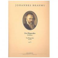 Brahms, J.: Zwei Rhapsodien Op. 79 