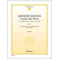 Mendelssohn Bartholdy, F.: 6 Lieder ohne Worte Op. 19 