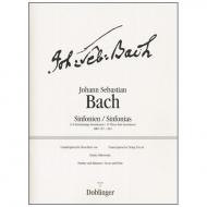 Bach, J. S.: Sinfonien nach den dreistimmigen Inventionen BWV 787-801 (Sitkovetsky) 