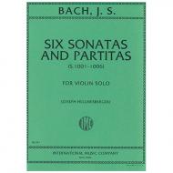 Bach, J. S.: Six (6) Sonatas and Partitas BWV 1001-1006 ( Hellmesberger ) 