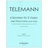Telemann, G. Ph.: Sonaten Op. 2 Band 2 