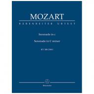 Mozart, W. A.: Serenade für zwei Oboen, zwei Klarinetten, zwei Hörner und zwei Fagotte c-Moll KV 388 (384a) 