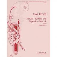 Reger, M.: 3 Duos Op. 131b 