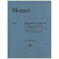 Mozart, W. A.: »Wunderkind«-Sonaten Band II KV 10-15 