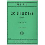 Merk, J.: 20 Etüden Op. 11 