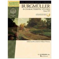 Burgmüller, F.: 18 Characteristic Studies Op. 109 (+Online Audio) 