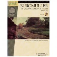 Burgmüller, F.: 18 Characteristic Studies Op. 109 (+CD) 