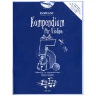 Kompendium für Violine – Band 5 (+CD) 