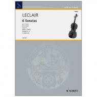 Leclair, J. M.: 6 Violasonaten Band 2 (Nr.4-6) 