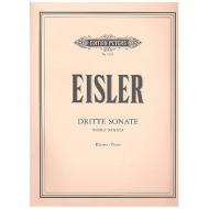 Eisler, H.: Sonate für Klavier Nr. 3 (1943) 