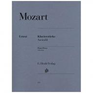 Mozart, W. A.: Klavierstücke, Auswahl 