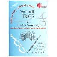 Weltmusik-Trios Band 1 : für variable Besetzung 
