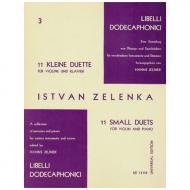 Zelenka, I.: 11 kleine Duette Nr. 3 