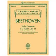 Vivaldi, A.: Violin Konzert  Op. 61 D-Dur (+Online Audio) 