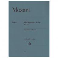 Mozart, W. A.: Klaviersonate B-Dur KV 570 