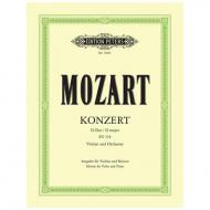 Mozart, W. A.: Violinkonzert Nr. 4 KV 218 D-Dur 