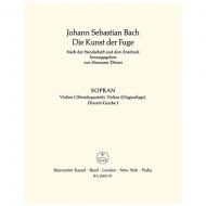 Bach, J. S.: Die Kunst der Fuge BWV 1080 – Violine 1 oder Viola da Gamba 1 