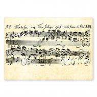 Postkarte Bach 