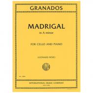 Granados, E.: Madrigal in a-moll 