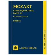 Mozart, W. A.: Streichquartette Band III (Haydn-Quartette) 