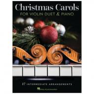 Christmas Carols for Violin Duet and Piano 