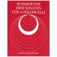 Boismortier, J. B. d.: 3 Sonaten 