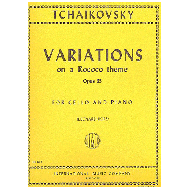 Tschaikowski, P. I.: Variations on a Rococo Theme 
