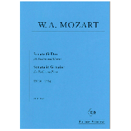 Mozart, W. A.: Violinsonate G-Dur KV 301 (293a) 