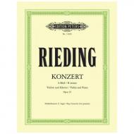Rieding, O.: Violinkonzert Op. 35 h-Moll 