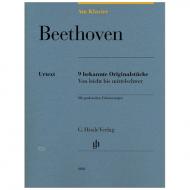 Beethoven, L. v.: Am Klavier – 9 bekannte Originalstücke von leicht bis mittelschwer 