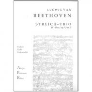 Beethoven, L.v.: Streichtrio in D - Dur op. 9, Nr. 2 